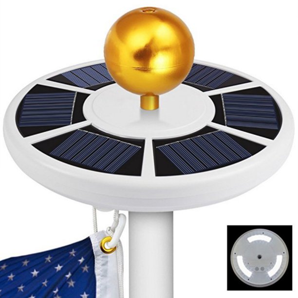 How much does a solar flag pole light cost?
